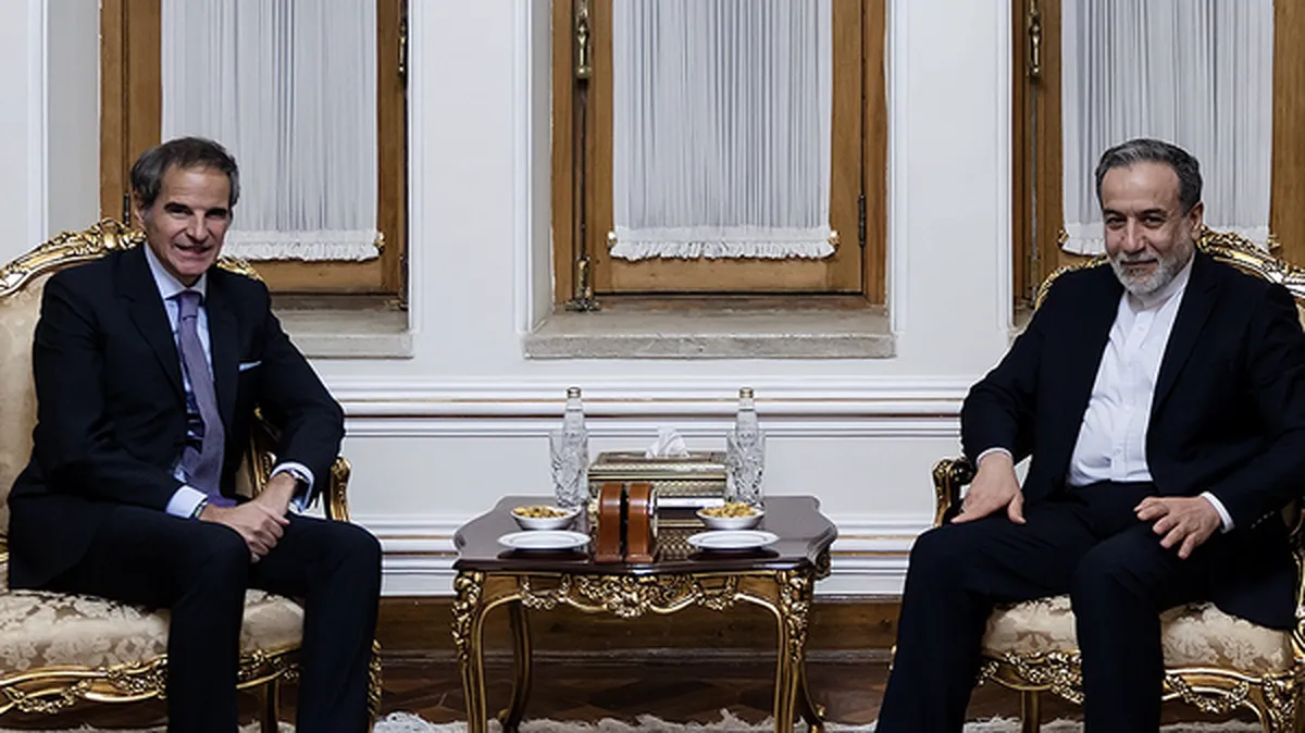 سیدعباس عراقچی و رافائل گروسی در چه زمینه‌ای گفت‌و‌گو کردند؟