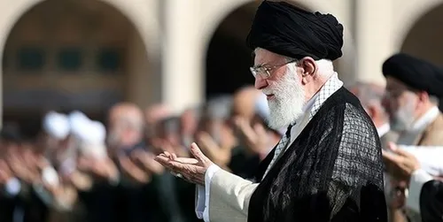 ازدحام جمعیت قبل از طلوع آفتاب مقابل مصلای تهران