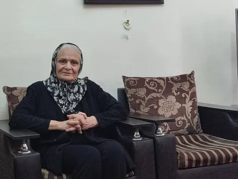 دیدار نوروزی اهالی رادیو با مریم نشیبا در منزلش