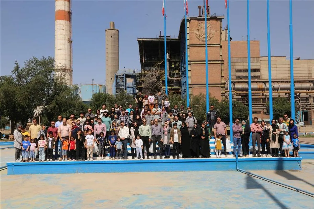 برگزاری نهمین برنامه بازدید خانواده‌های کارکنان از ذوب آهن اصفهان
