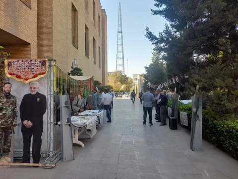 برپایی نمایشگاه دفاع مقدس در ساختمان مرکزی وزارت میراث فرهنگی