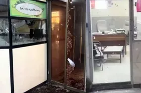 نخستین تصاویر از داخل ساختمان دادگستری زاهدان بعد از حمله تروریستی