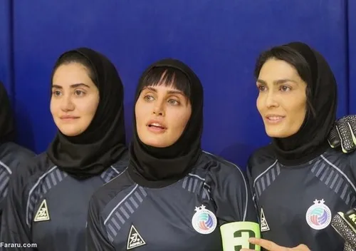 الناز شاکردوست پا به توپ شد؛ کاپیتان الناز!