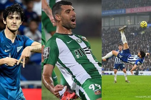 درخشش ۹ لژیونر&zwnj;های فوتبال ایران در اروپا