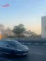 آتش‌سوزی حوالی هایپر استار اتوبان شهید باکری