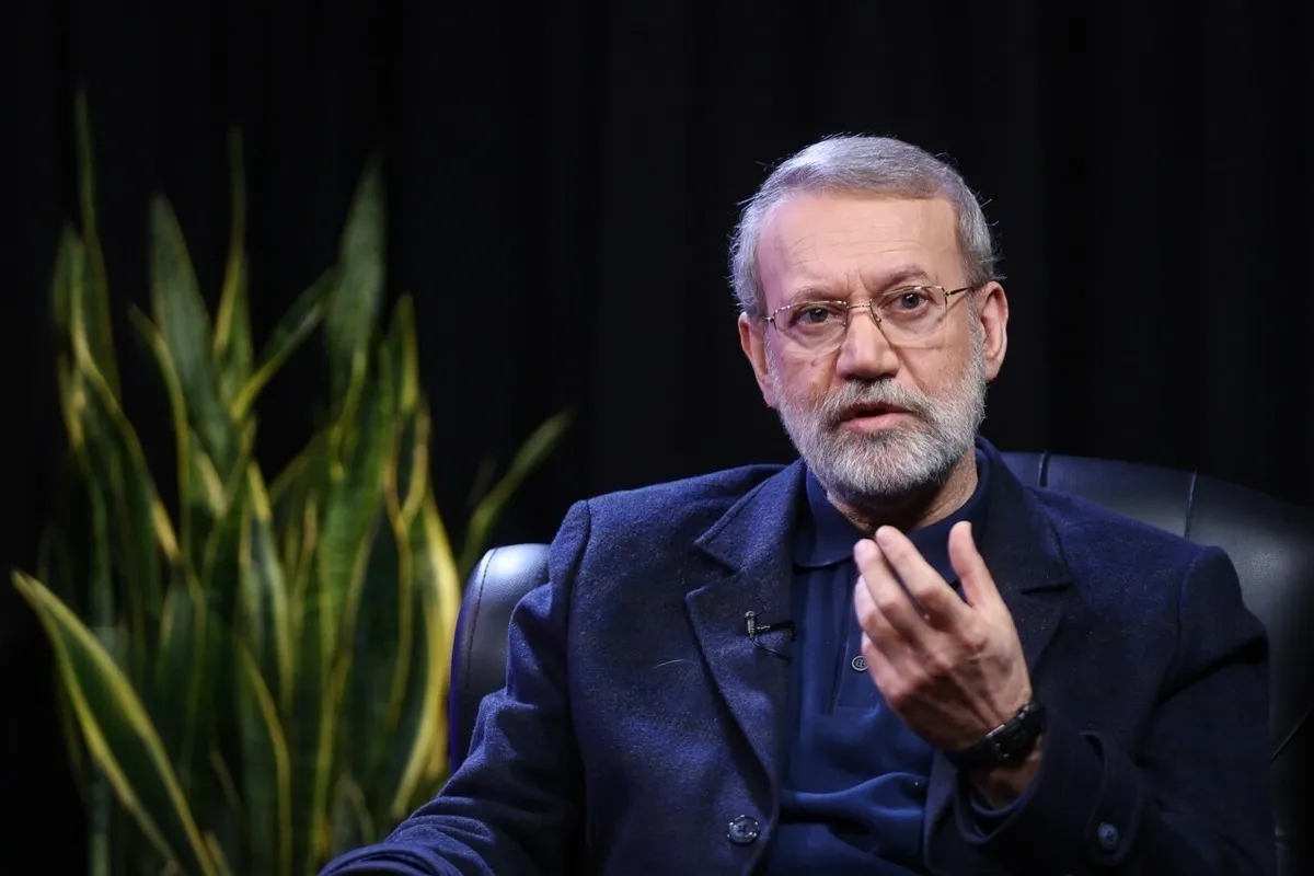 لاریجانی: آمریکا زمانی که از جنگ خسته شد، بیاید مذاکره کند+ فیلم