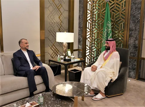 امیرعبداللهیان با بن سلمان دیدار کرد
