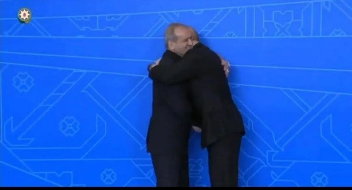 تصاویر دیدار پزشکیان و الهام علی‌اف