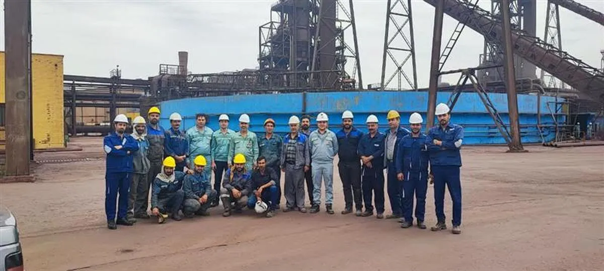 بازسازی موفقیت‌آمیز سازه کلاری فایر احیا مستقیم شماره یک فولاد مبارکه