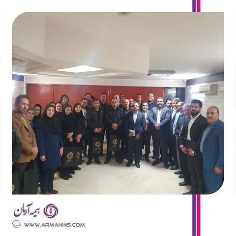 رییس جدید شعبه اصفهان بیمه آرمان معارفه شد