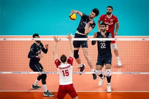 پرواز مردان والیبال ایران بر فراز قلعه عقاب‌ها