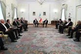 دیدار پزشکیان با رئیس اتحادیه میهنی کردستان عراق + عکس