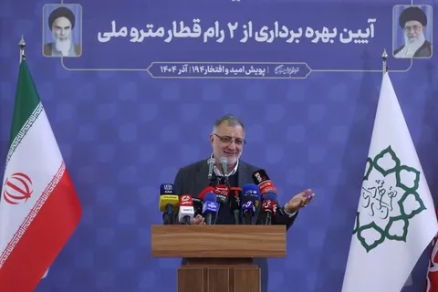 بهره برداری از ۲ رام قطار ساخت داخل