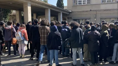 حضور نیرو&zwnj;های امنیتی تجمع کوی را به تنش کشید