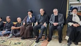 خاتمی، جهانگیری، موسوی خوئینی ها، سید هادی خامنه‌ای و صادقی در یک مراسم + عکس