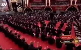 مداحی یک افغانستانی در تلویزیون
