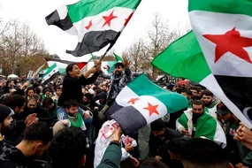 جشن سقوط بشار در اولین جمعه بدون اسد