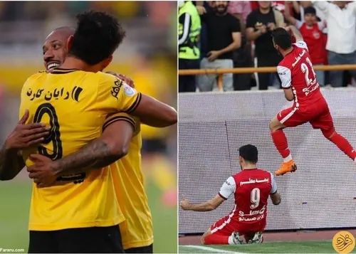 ویدیو جشن قهرمانی بازیکنان پرسپولیس و لحظه بالا بردن جام قهرمانی