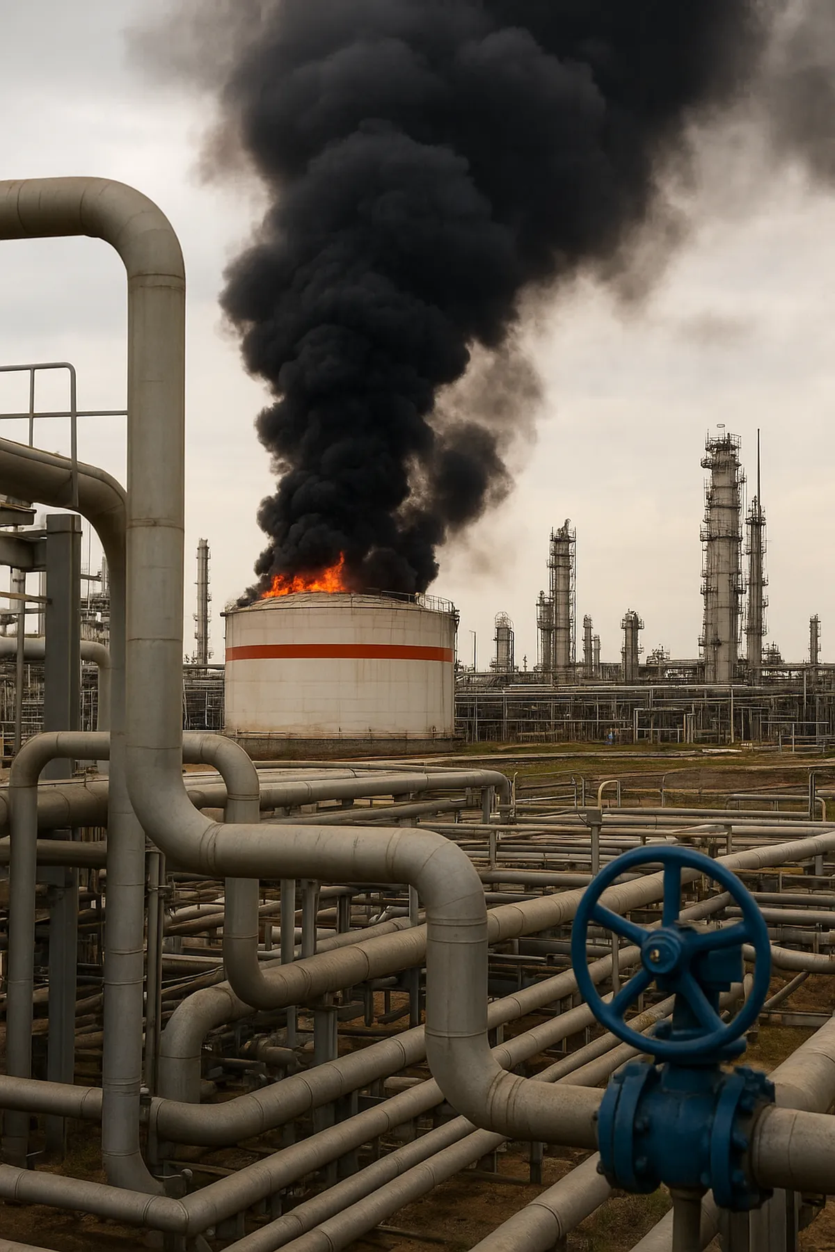 حملات اوکراین به پالایشگاه‌های روسیه و بحران بنزین