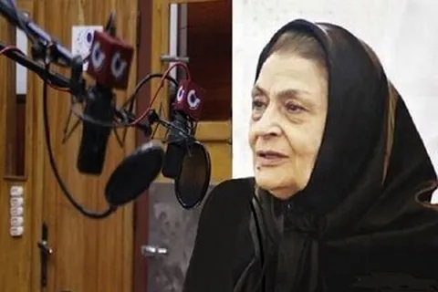 دکلمه «ژاله علو» روی قطعه «صدای سخن عشق» صفارهرندی