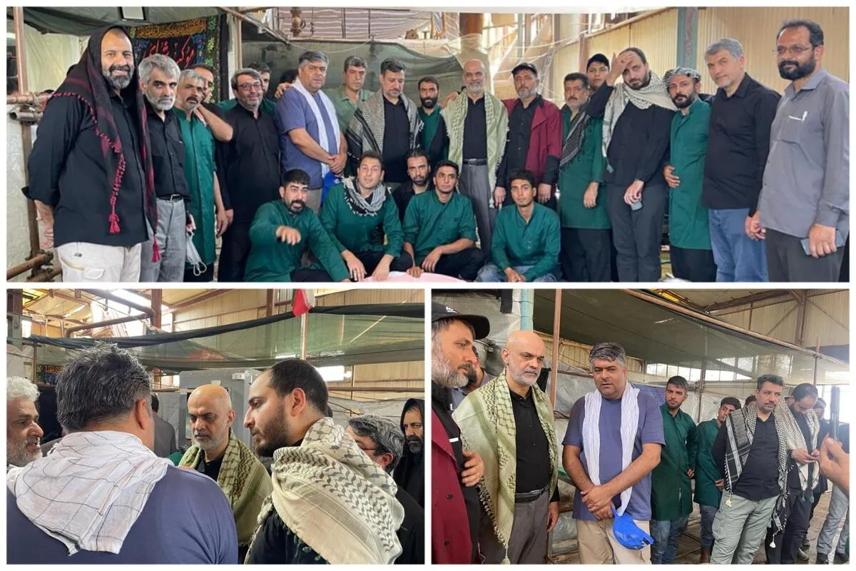 بازدید دکتر خرمی شاد از موکب‌های شرکت ملی مس در کربلای معلی