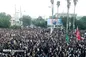 جمعیت بی‌شمار تهرانی‌ها در خیابان‌های منتهی به مصلی