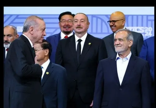 عکس یادگاری روسای‌جمهور ایران، روسیه و ترکیه + فیلم