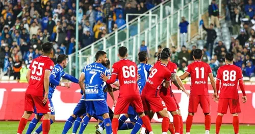 درگیری هواداران استقلال و نساجی