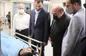 مهدی کشاورز از مصدومین زمین لرزه در کیش عیادت کرد