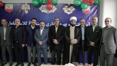 افتتاح دهمین مدرسه بانک سامان در روستای چشمه خانی شهرستان دلفان
