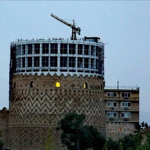 این هتل بدقواره مانع ثبت جهانی ارگ کریمخان شد!