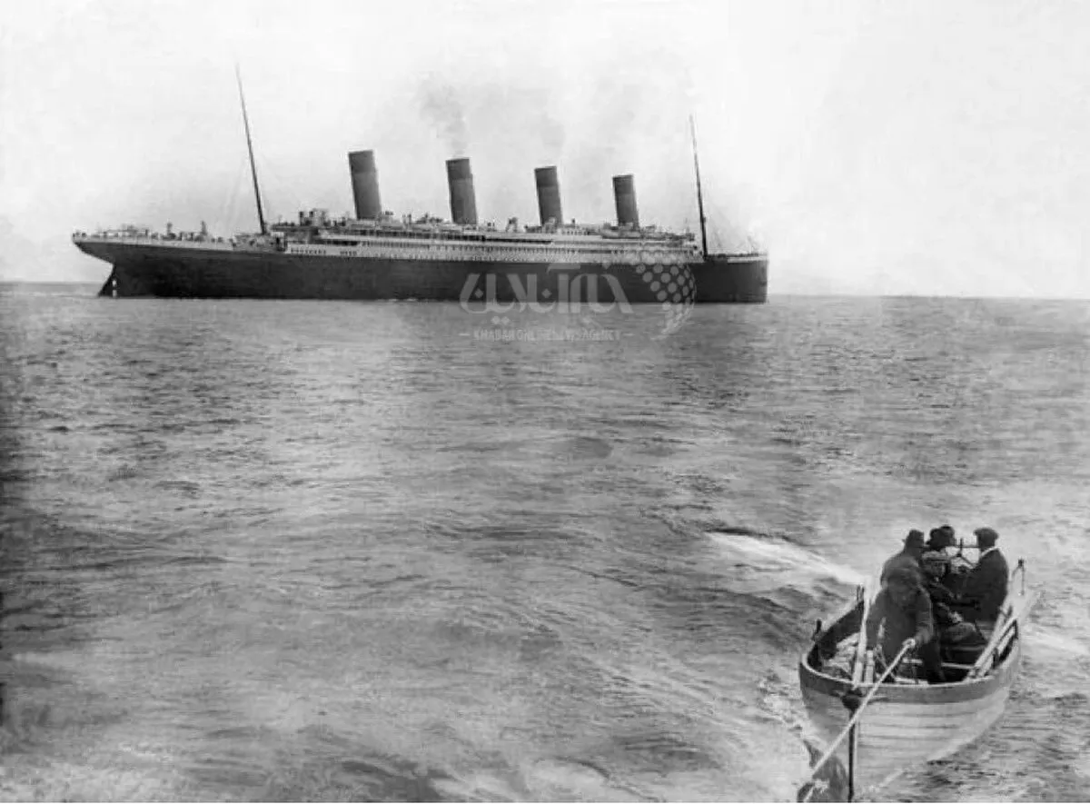 تایتانیک قبل از غرق شدن