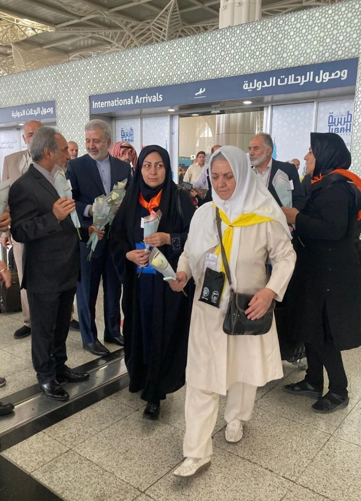 ورود اولین گروه عمره‌گزار ایرانی به مدینه منوره