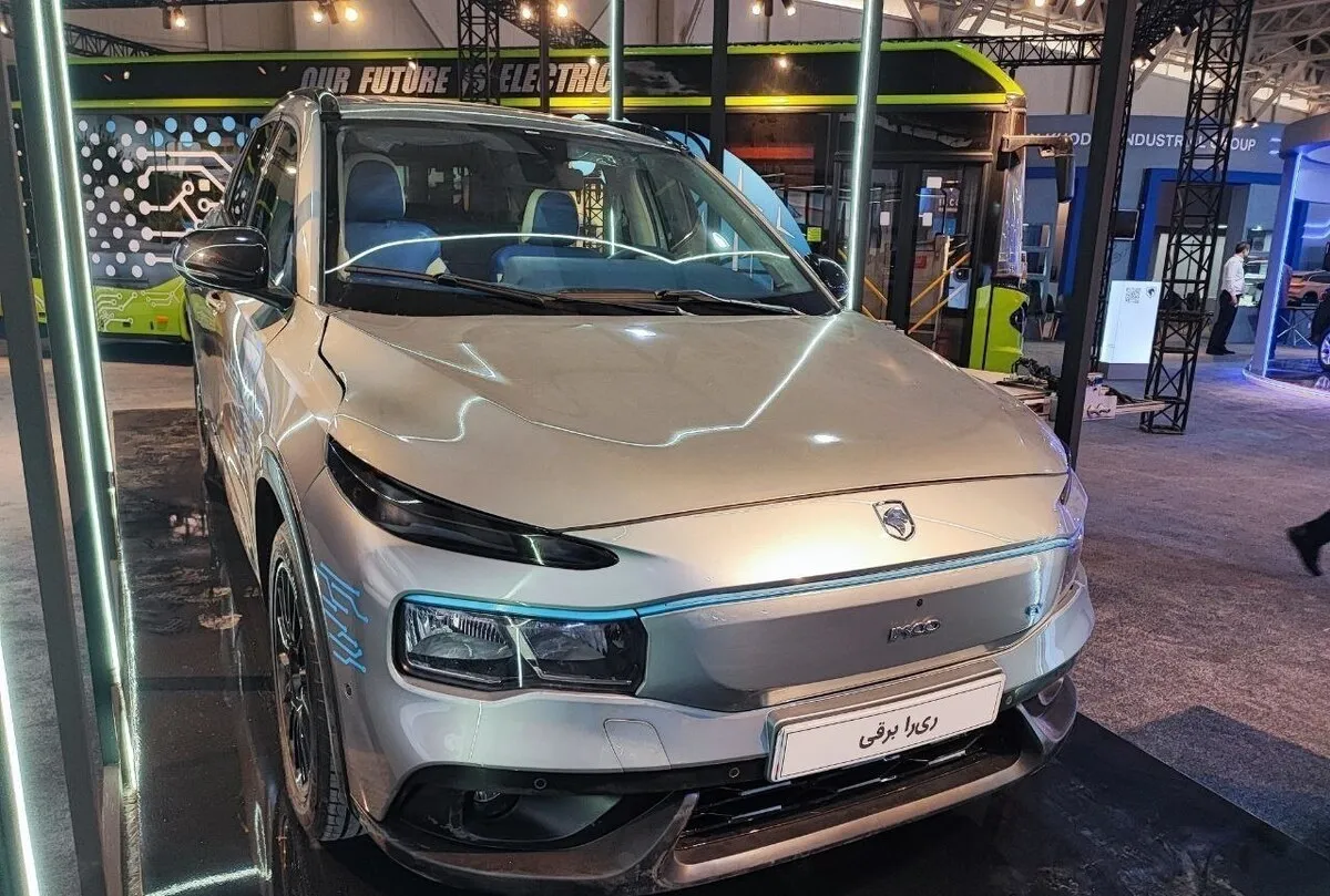 رونمایی از خودروی برقی جدید ایران‌خودرو+ عکس