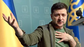 مراسم افطار زلنسکی همراه سربازان مسلمان اوکراینی + عکس