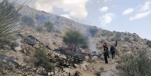 وقوع حریق در پارک ملی بمو