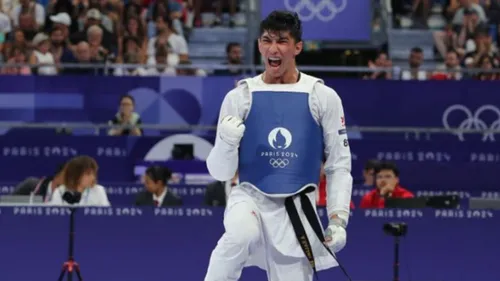 آرین سلیمی مدال طلا تکواندو المپیک ۲۰۲۴ را به گردن آویخت + فیلم