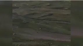 لحظه هولناک سقوط پاراگلایدر در کلاردشت