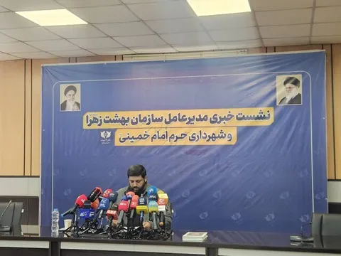 پذیرش۱۱۲۴ جانباخته  در بهشت زهرا تهران در حوادث اخیر